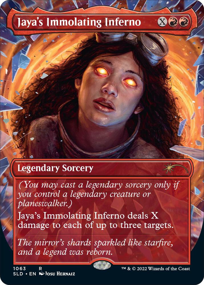Jaya's Immolating Inferno 1063 card from Secret Lair Drop Series