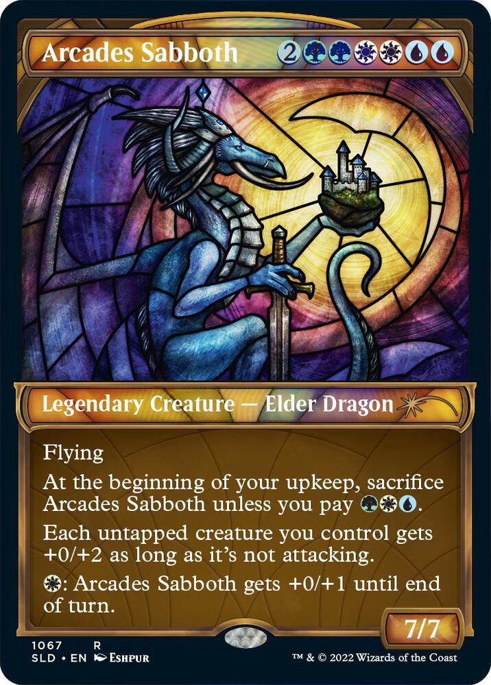 Arcades Sabboth (Stained Glass) (Textured Foil) 1067 card from Secret Lair Drop Series