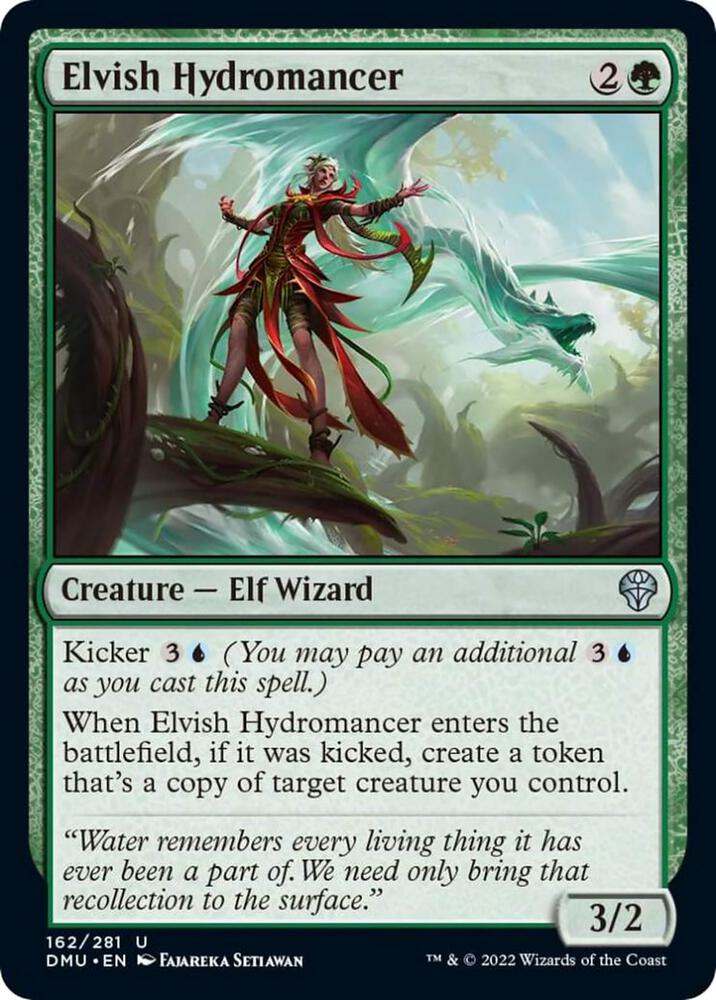 Elvish Hydromancer 162 card from Dominaria United