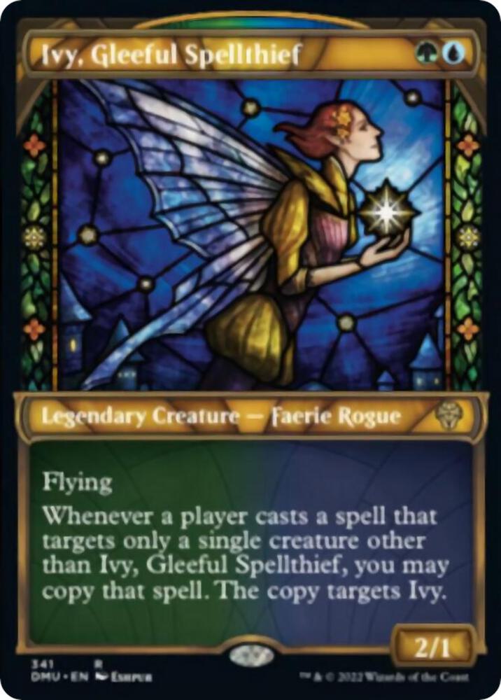 Ivy, Gleeful Spellthief (Textured Foil) 341 card from Dominaria United