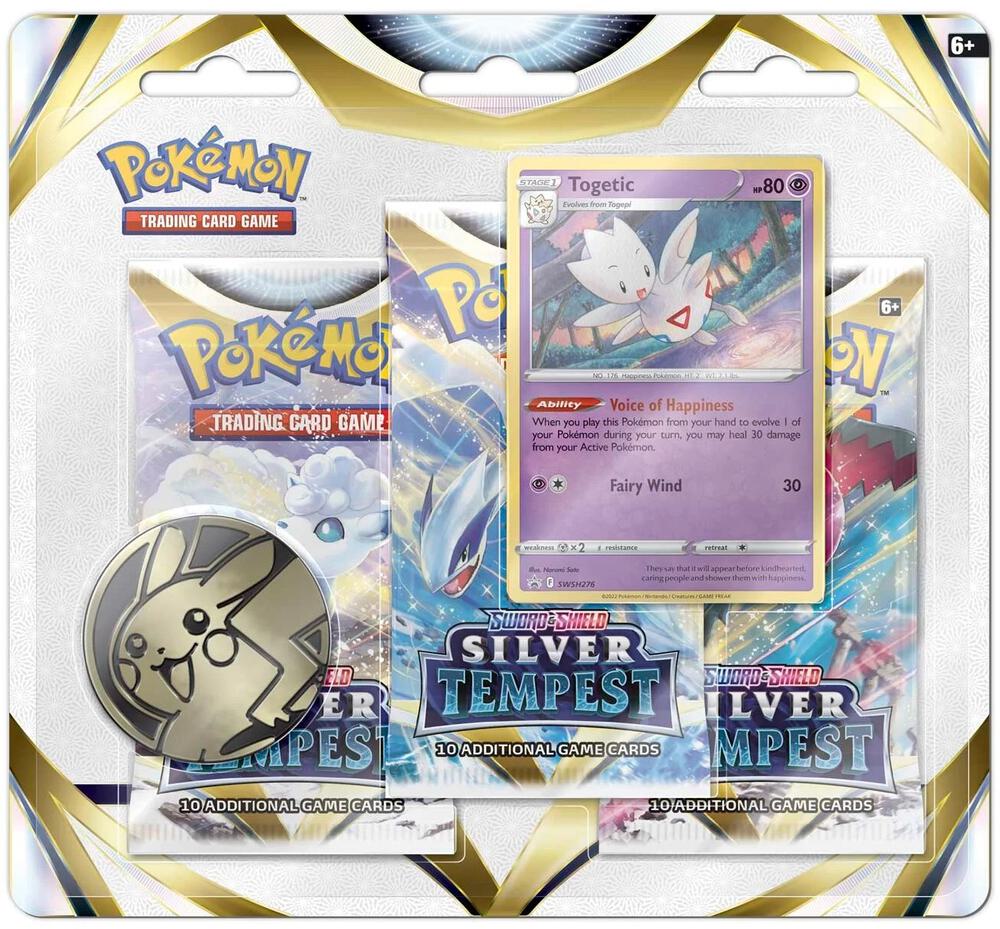 Silver Tempest 3 Pack Blister [Togetic] card from SWSH12: Silver Tempest