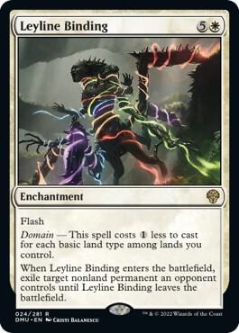 Leyline Binding 24 card from Dominaria United