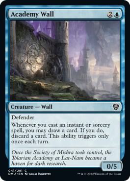 Academy Wall 41 card from Dominaria United