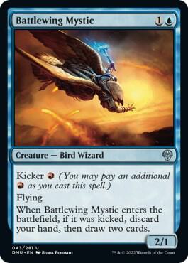 Battlewing Mystic 43 card from Dominaria United