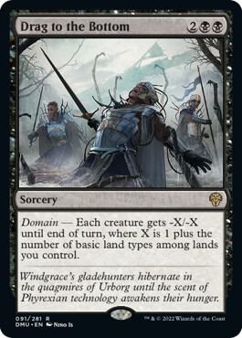 Drag to the Bottom 91 card from Dominaria United