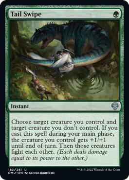 Tail Swipe 182 card from Dominaria United
