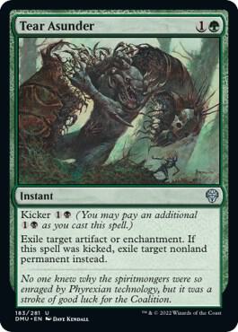 Tear Asunder 183 card from Dominaria United