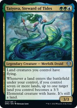 Tatyova, Steward of Tides 222 card from Dominaria United