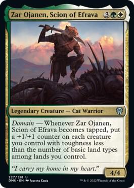 Zar Ojanen, Scion of Efrava 227 card from Dominaria United