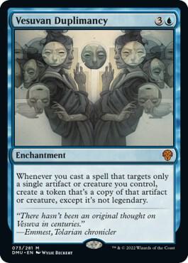 Vesuvan Duplimancy 73 card from Dominaria United