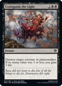 Extinguish the Light 94 card from Dominaria United