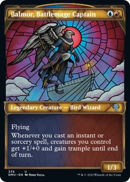 Balmor, Battlemage Captain (Textured Foil) 336 card from Dominaria United