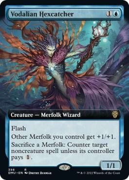 Vodalian Hexcatcher (Extended Art) 398 card from Dominaria United