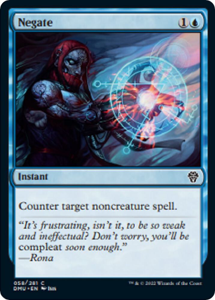 Negate 58 card from Dominaria United