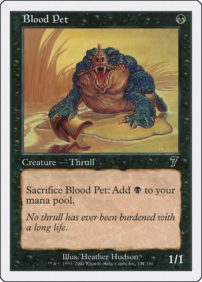 Blood Pet 121 card from 7th Edition