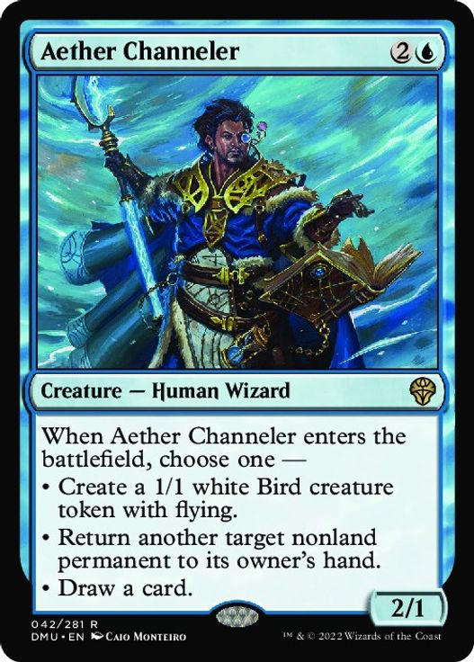 Aether Channeler 42 card from Dominaria United