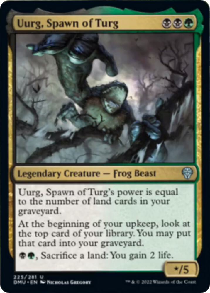 Uurg, Spawn of Turg 225 card from Dominaria United