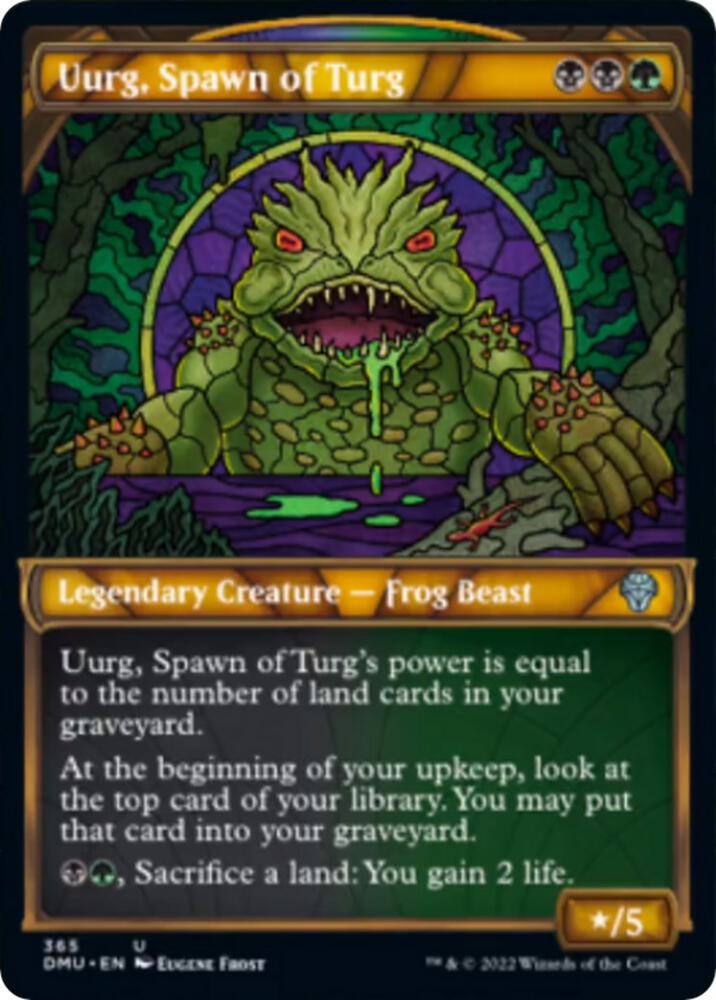 Uurg, Spawn of Turg (Textured Foil) 365 card from Dominaria United