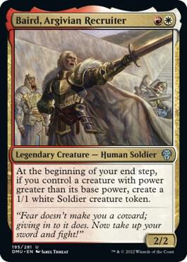 Baird, Argivian Recruiter 195 card from Dominaria United
