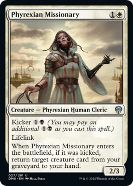 Phyrexian Missionary 27 card from Dominaria United