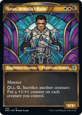 Aron, Benalia's Ruin (Textured Foil) 333 card from Dominaria United