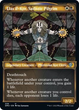 Elas il-Kor, Sadistic Pilgrim (Textured Foil) 338 card from Dominaria United