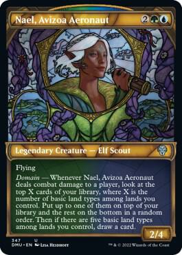 Nael, Avizoa Aeronaut (Textured Foil) 347 card from Dominaria United