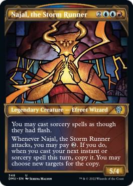 Najal, the Storm Runner (Textured Foil) 348 card from Dominaria United