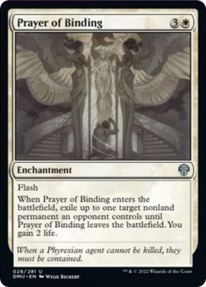 Prayer of Binding 28 card from Dominaria United