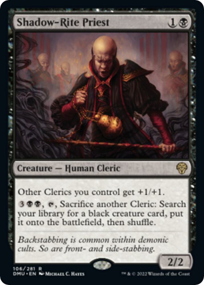 Shadow-Rite Priest 106 card from Dominaria United