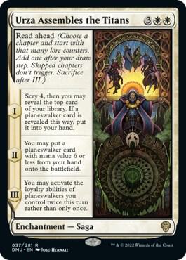 Urza Assembles the Titans 37 card from Dominaria United
