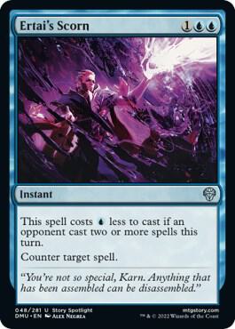 Ertai's Scorn 48 card from Dominaria United