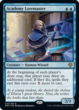 Academy Loremaster 40 card from Dominaria United