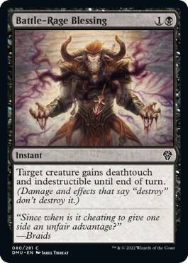 Battle-Rage Blessing 80 card from Dominaria United