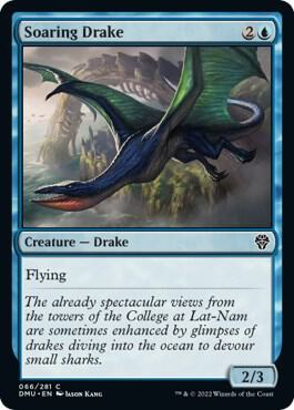 Soaring Drake 66 card from Dominaria United