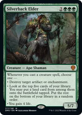 Silverback Elder 177 card from Dominaria United