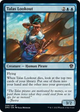Talas Lookout 68 card from Dominaria United