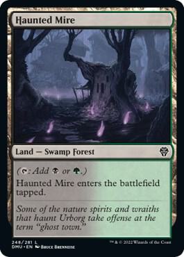 Haunted Mire 248 card from Dominaria United