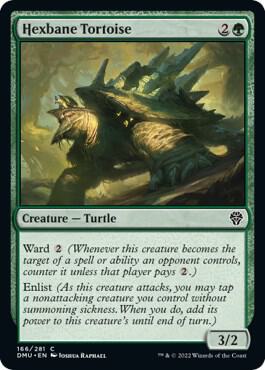 Hexbane Tortoise 166 card from Dominaria United