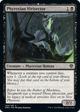Phyrexian Vivisector 100 card from Dominaria United