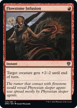 Flowstone Infusion 124 card from Dominaria United
