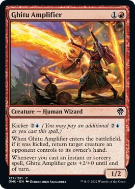 Ghitu Amplifier 127 card from Dominaria United