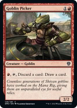 Goblin Picker 128 card from Dominaria United