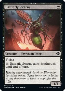 Battlefly Swarm 81 card from Dominaria United