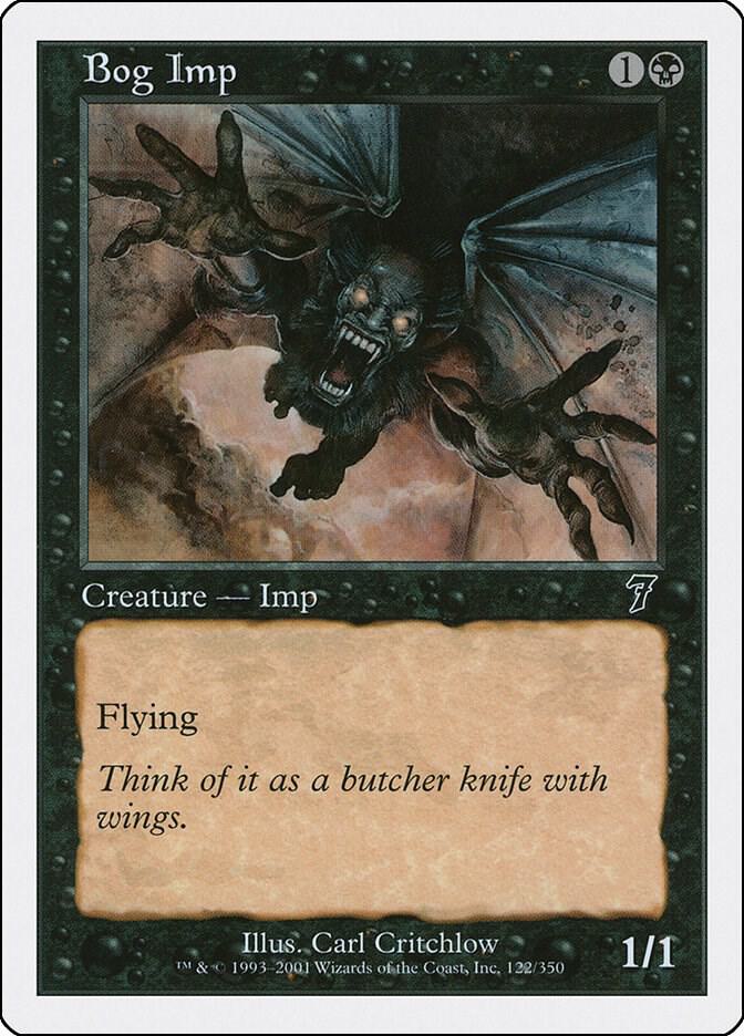 Bog Imp 122 card from 7th Edition