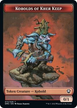 Kobolds of Kher Keep Token 13 card from Commander: Dominaria United