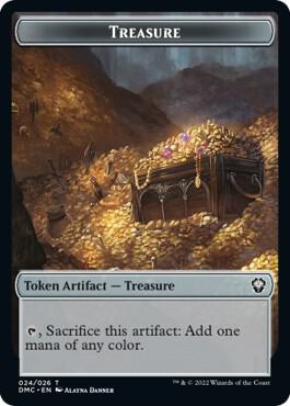 Treasure Token 24 card from Commander: Dominaria United