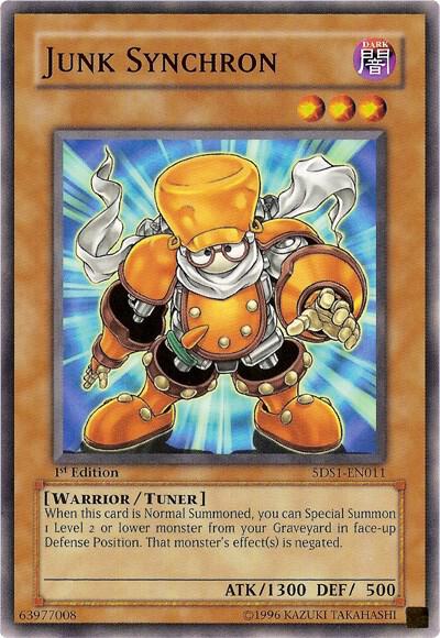 Junk Synchron 5DS1-EN011 card from 5D's 2008 Starter Deck