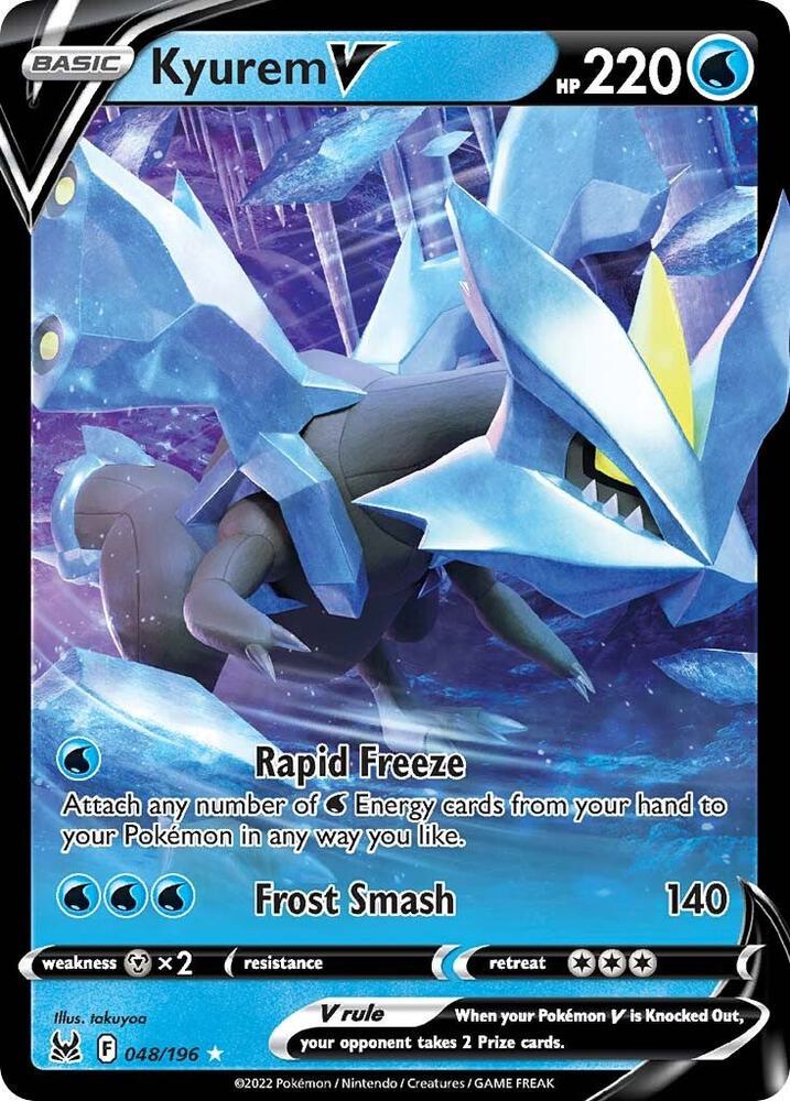 Kyurem V 048/196 card from SWSH11: Lost Origin