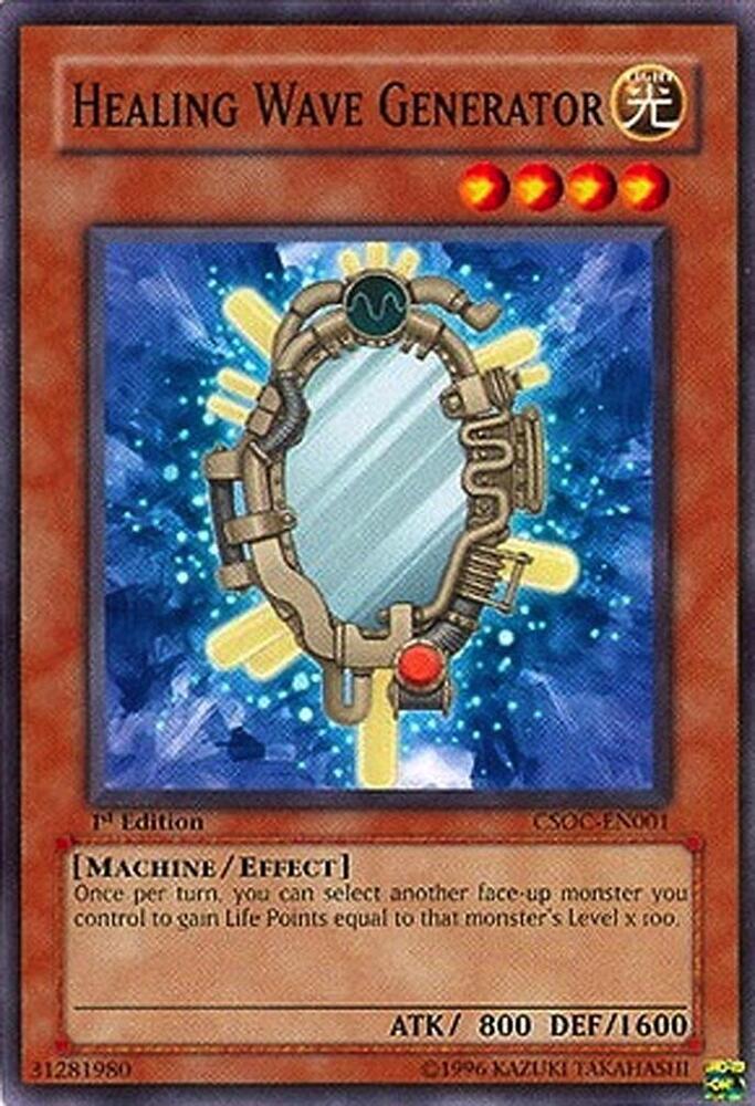 Healing Wave Generator CSOC-EN001 card from Crossroads of Chaos